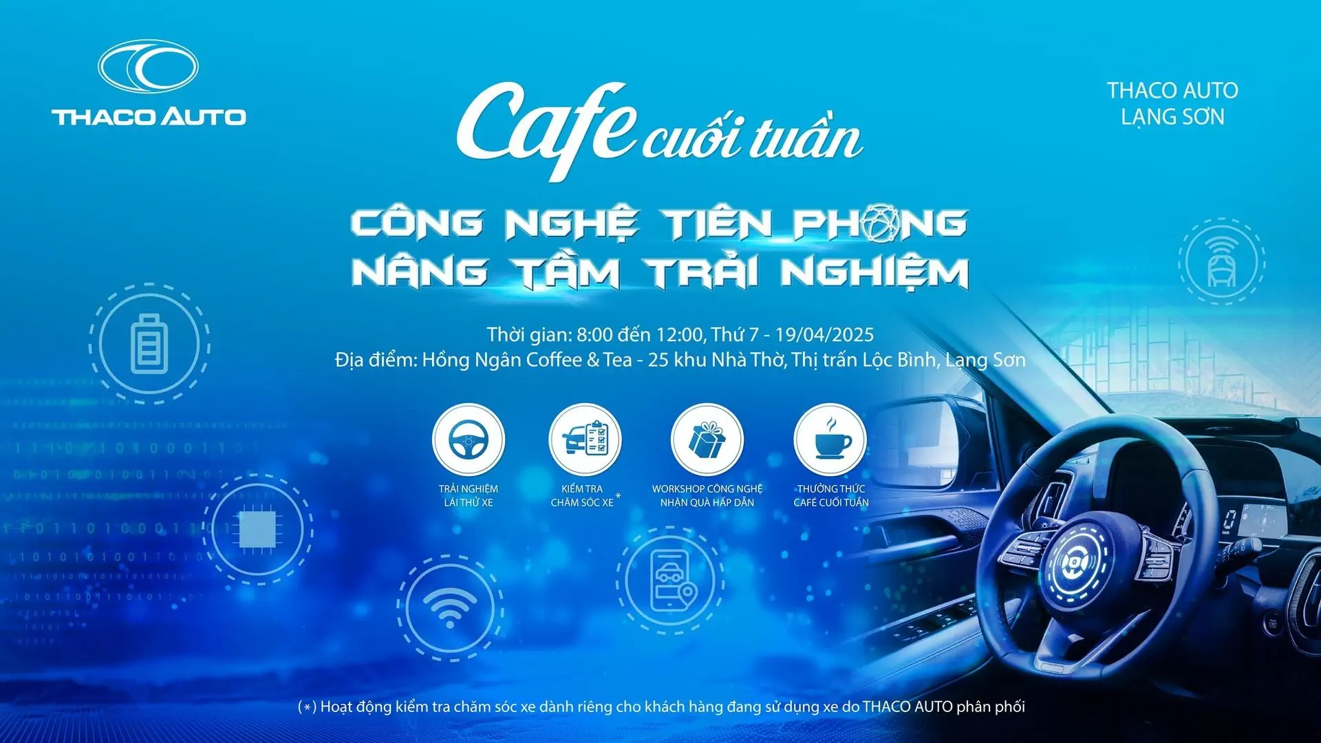 CÙNG THACO AUTO NÂNG TẦM TRẢI NGHIỆM VỚI CHƯƠNG TRÌNH “CAFE CUỐI TUẦN” CHỦ ĐỀ CÔNG NGHỆ