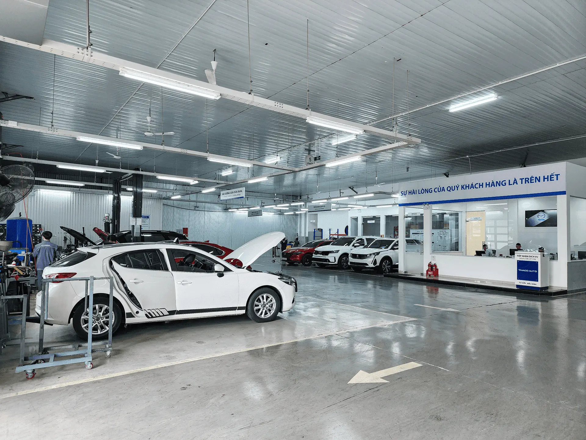 XƯỞNG DỊCH VỤ KIA MAZDA PEUGEOT CAO BẰNG